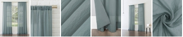 No. 918 Silvia Crushed Texture Semi-Sheer Rod Pocket Curtain Panel, 84" L x 50" W